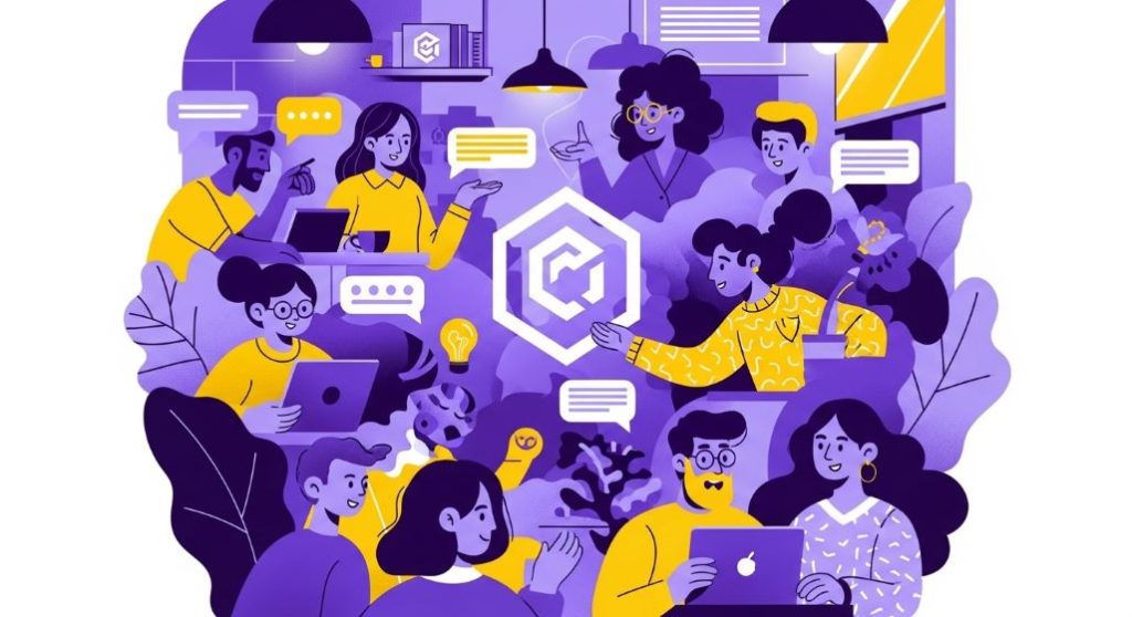 다양한 소비자들이 브랜드 커뮤니티에서 활발하게 소통하며 유대감을 형성하는 모습